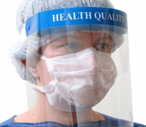 Protetor Facial Total Healthy Quality Plástico Transparente