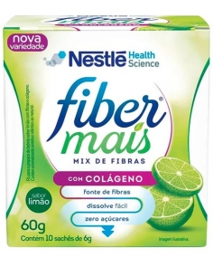 Fibra Alimentar Nestlé Fiber Mais com Colágeno