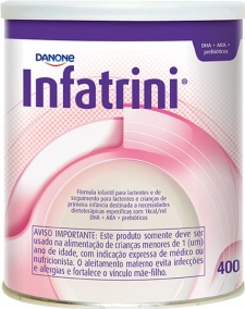 Leite Infantil - Danone - Infatrini para Lactentes - Lata 400g